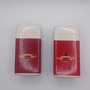 Max Brenner Cinnamon Sugar & Holiday Spice Mix Shakers 3"